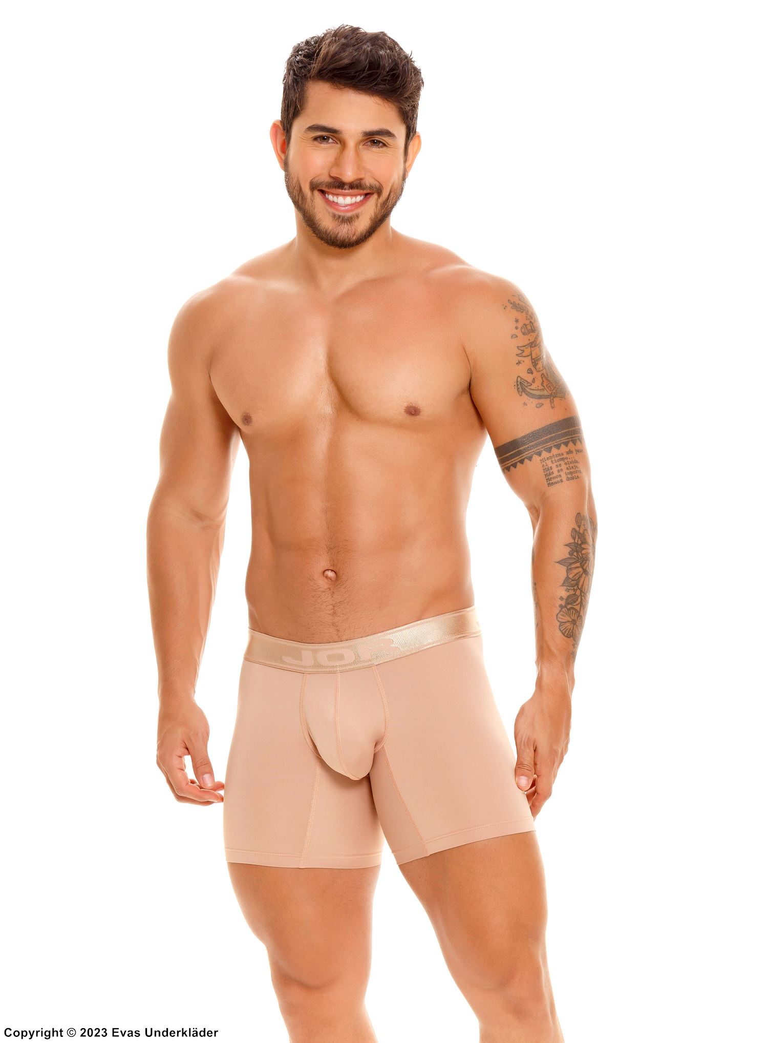 Men's midway briefs, without pattern